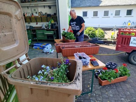 Blumenschmuck für Zeppenfeld